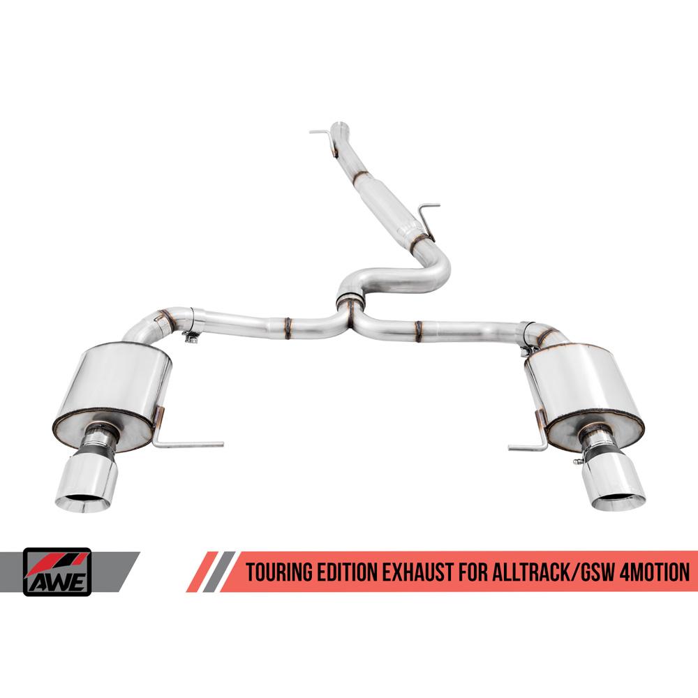 AWE Touring Cat-Back Exhaust | 2015-2017 Volkswagen Alltrack MK7 / MK7.5 1.8L Turbo (3015-33098)