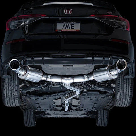 AWE Tuning Cat-Back Exhaust System | 2022+ Honda Civic Si and 2023+ Acura Integra A-Spec (3020-32/33)
