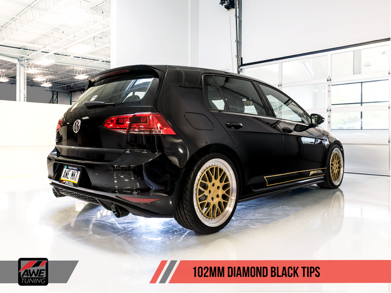 AWE Track Edition Cat-Back Exhaust | 2015-2017 VW Golf GTI Mk7 (3020-33022/3020-33024)