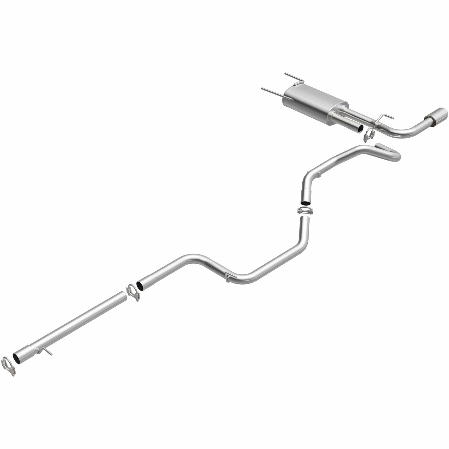 BRExhaust 2010-2013 Mazda 3 2.0L Direct-Fit Replacement Exhaust System