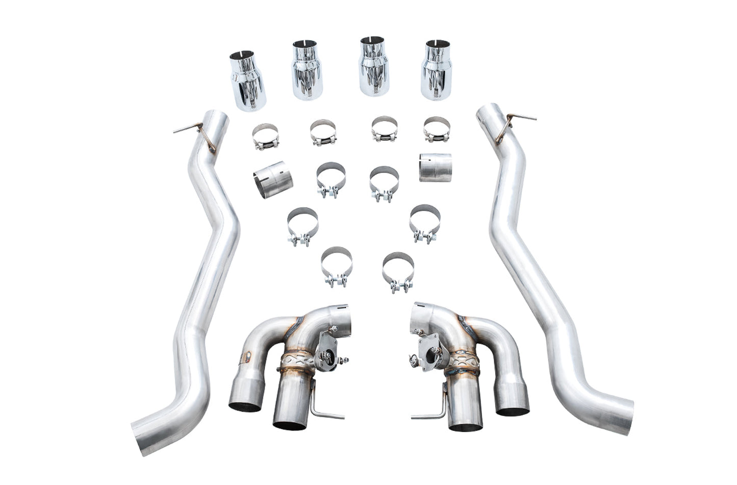 AWE Tuning AWE SwitchPath Axleback Exhaust for BMW F90 M5 - Chrome Silver Tips - 3025-42061