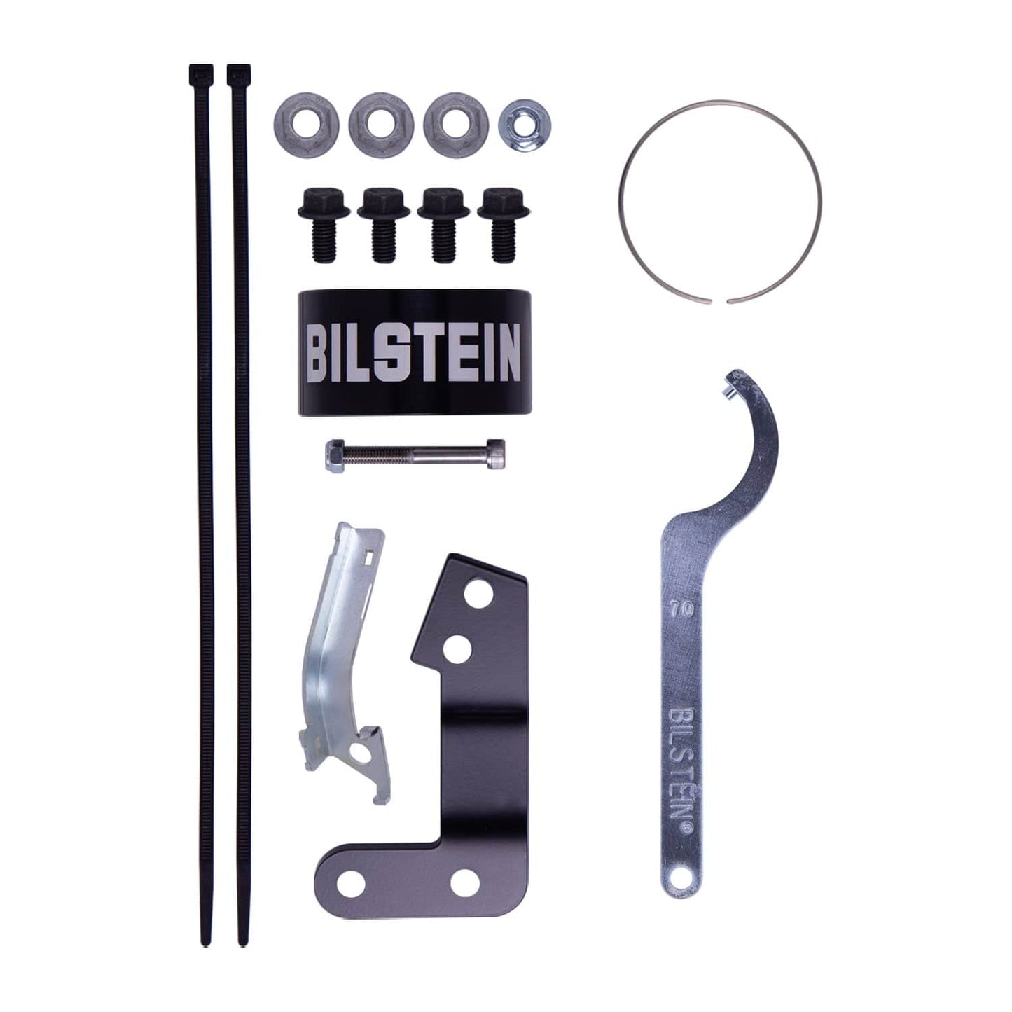 Bilstein B8 8112 (ZoneControl CR) Front Left Shock Absorber and Coil Spring Assembly for 2010-2024 Toyota 4Runner 4WD - 22.80 in. Extended, EVO Grey, With Kinetic Dynamic Suspension System