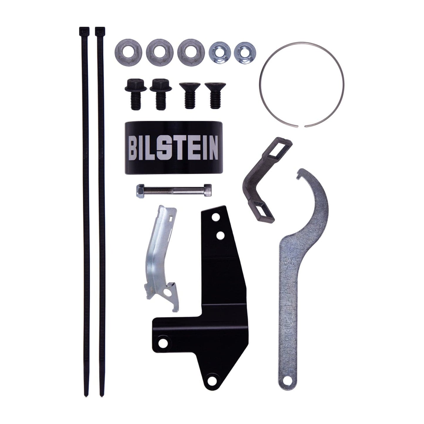 Bilstein B8 8112 (ZoneControl CR) Front Right Shock Absorber and Coil Spring Assembly for 2010-2023 Lexus GX460 - 22.80 in. Extended, EVO Grey