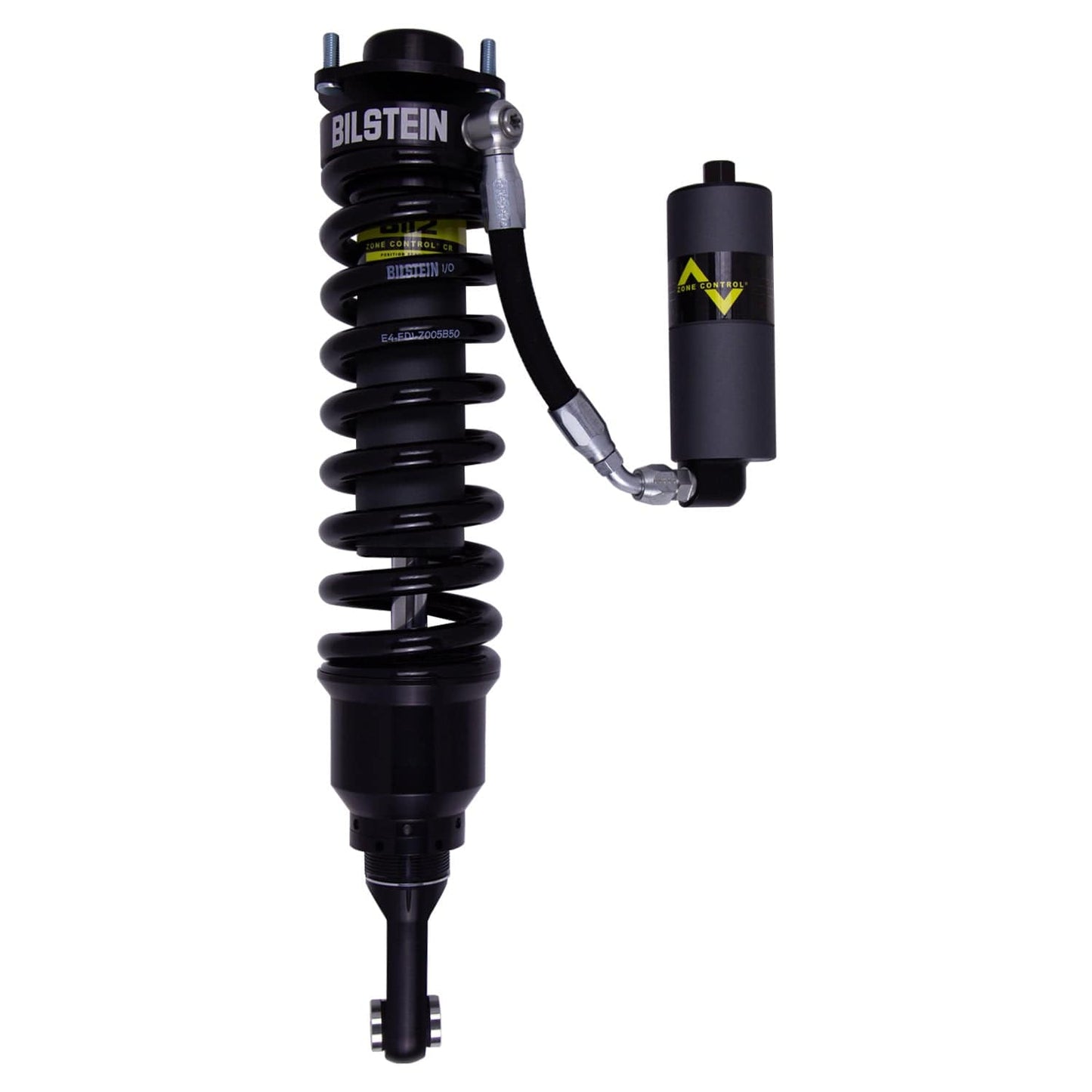 Bilstein B8 8112 (ZoneControl CR) Front Right Shock Absorber and Coil Spring Assembly for 2010-2024 Toyota 4Runner 4WD - 22.80 in. Extended, EVO Grey, With Kinetic Dynamic Suspension System