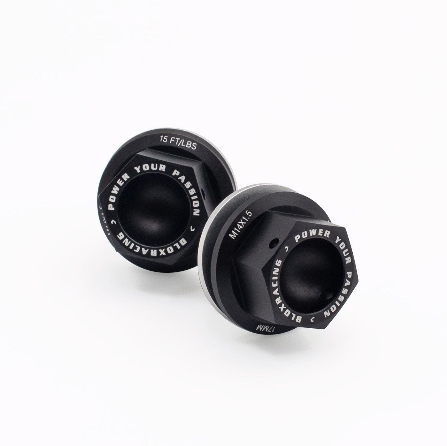 BLOX Racing Magnetic Oil & Transmission Drain Plug Set | Multiple Honda Fitments (BXAC-00405-6)