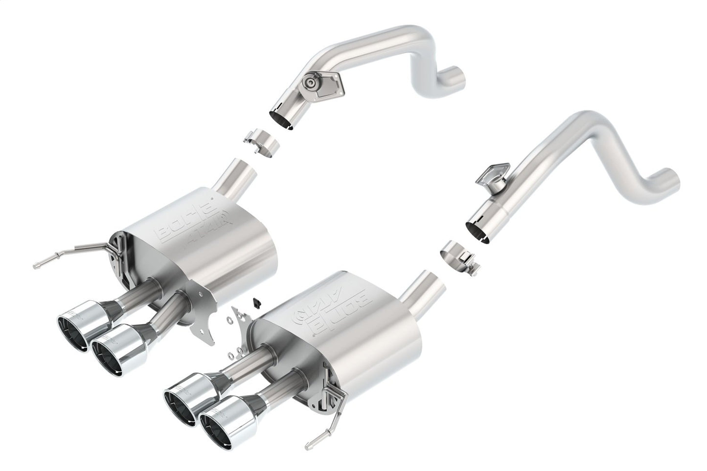 Borla Axle-Back Exhaust System - ATAK | 2014-2019 Chevrolet Corvette 6.2L (11869)