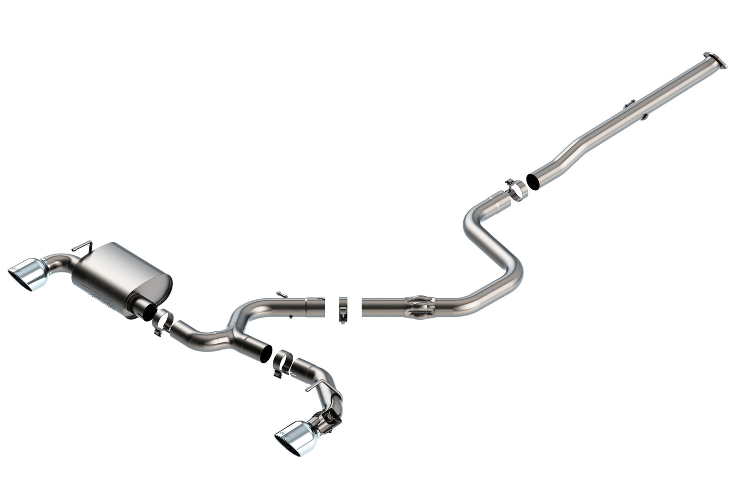 Borla Cat-Back Exhaust System - ATAK | 2019-2020 Hyundai Veloster N 2.0L Turbocharged (140832)