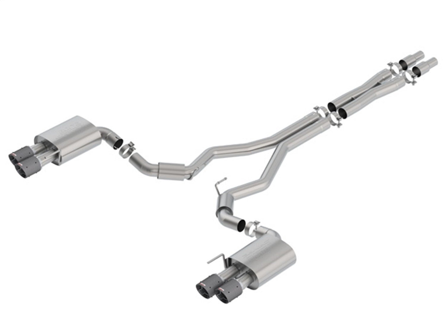 Borla Cat-Back Exhaust System - S-Type | 2018-2020 Ford Mustang Coupe 5.0L (140745)