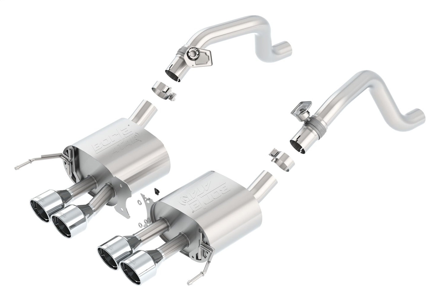 Borla Axle-Back Exhaust System - ATAK | 2014-2019 Chevrolet Corvette 6.2L (11863)