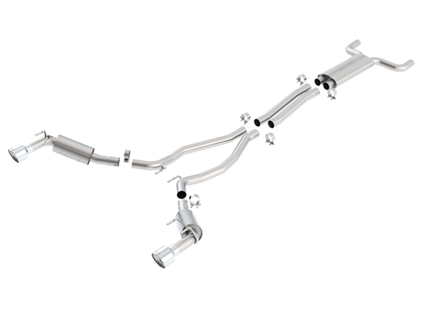 Borla Cat-Back Exhaust System - EC-Type - S-Type | 2010-2013 Chevrolet Camaro 6.2L (1014031)