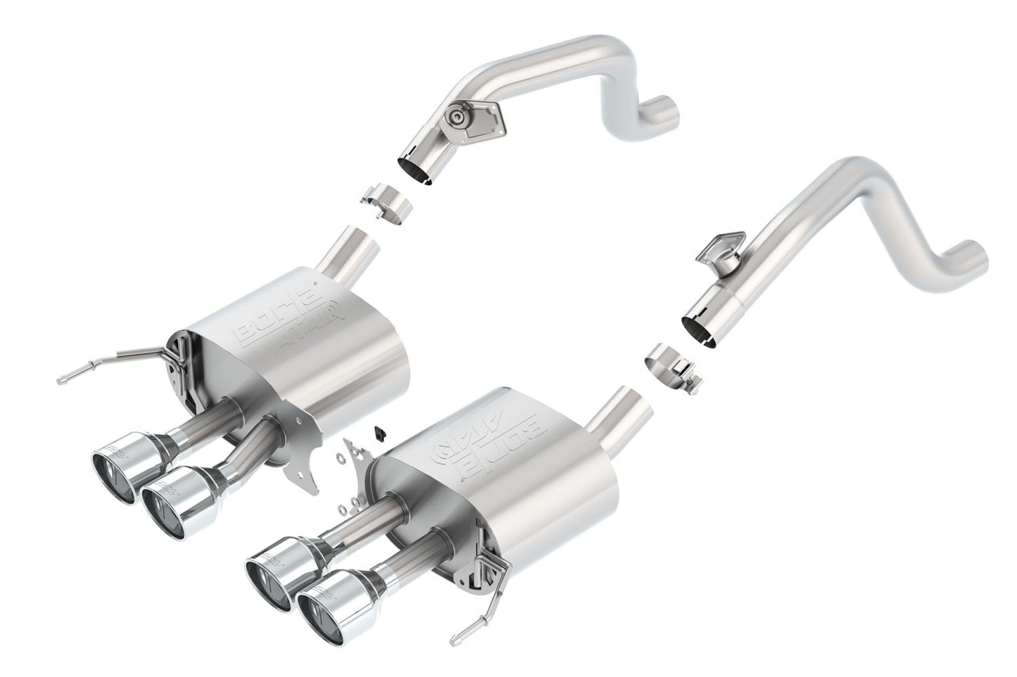 Borla Axle-Back Exhaust System - ATAK | 2014-2019 Chevrolet Corvette 6.2L (11881)
