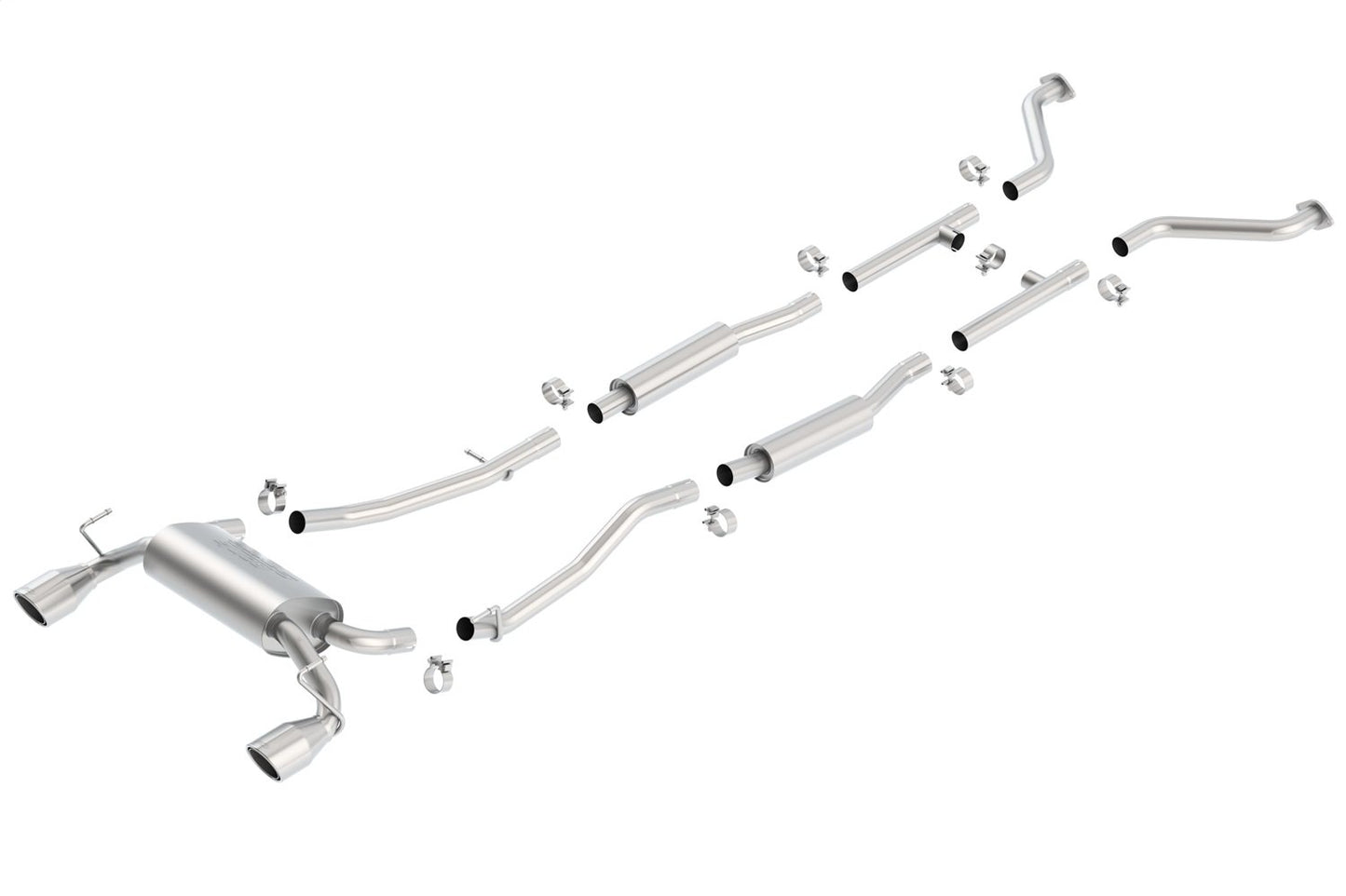 Borla Cat-Back Exhaust System - S-Type - True Dual | 2003-2008 Nissan 350Z 3.5L (140045)