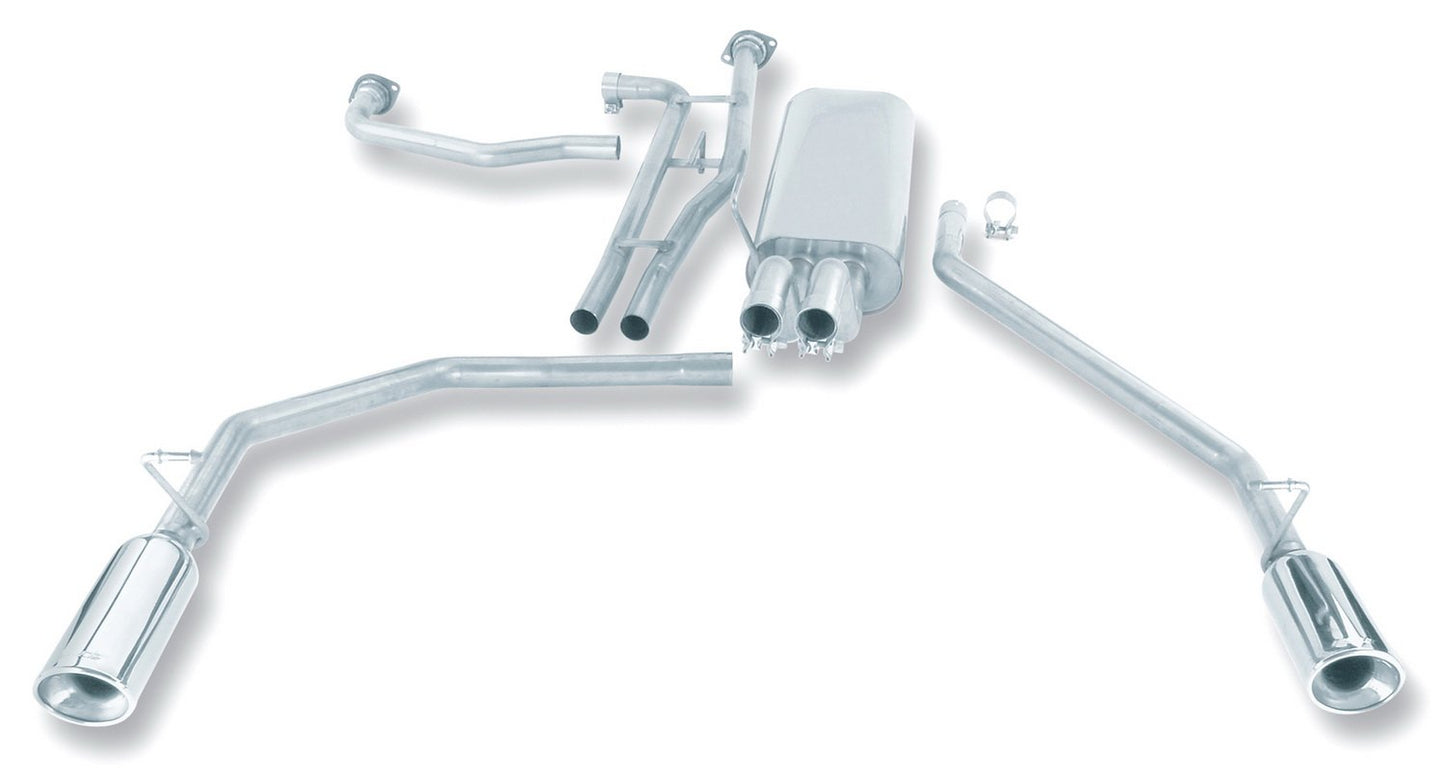 Borla Cat-Back Exhaust System - Touring | 2004-2015 Nissan Titan Crew Cab Pickup 5.6L (140079)