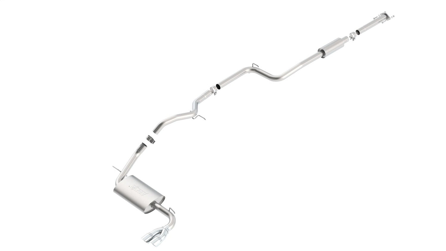 Borla Cat-Back Exhaust System - S-Type | 2012-2017 Ford Focus Sedan 2.0L (140454)