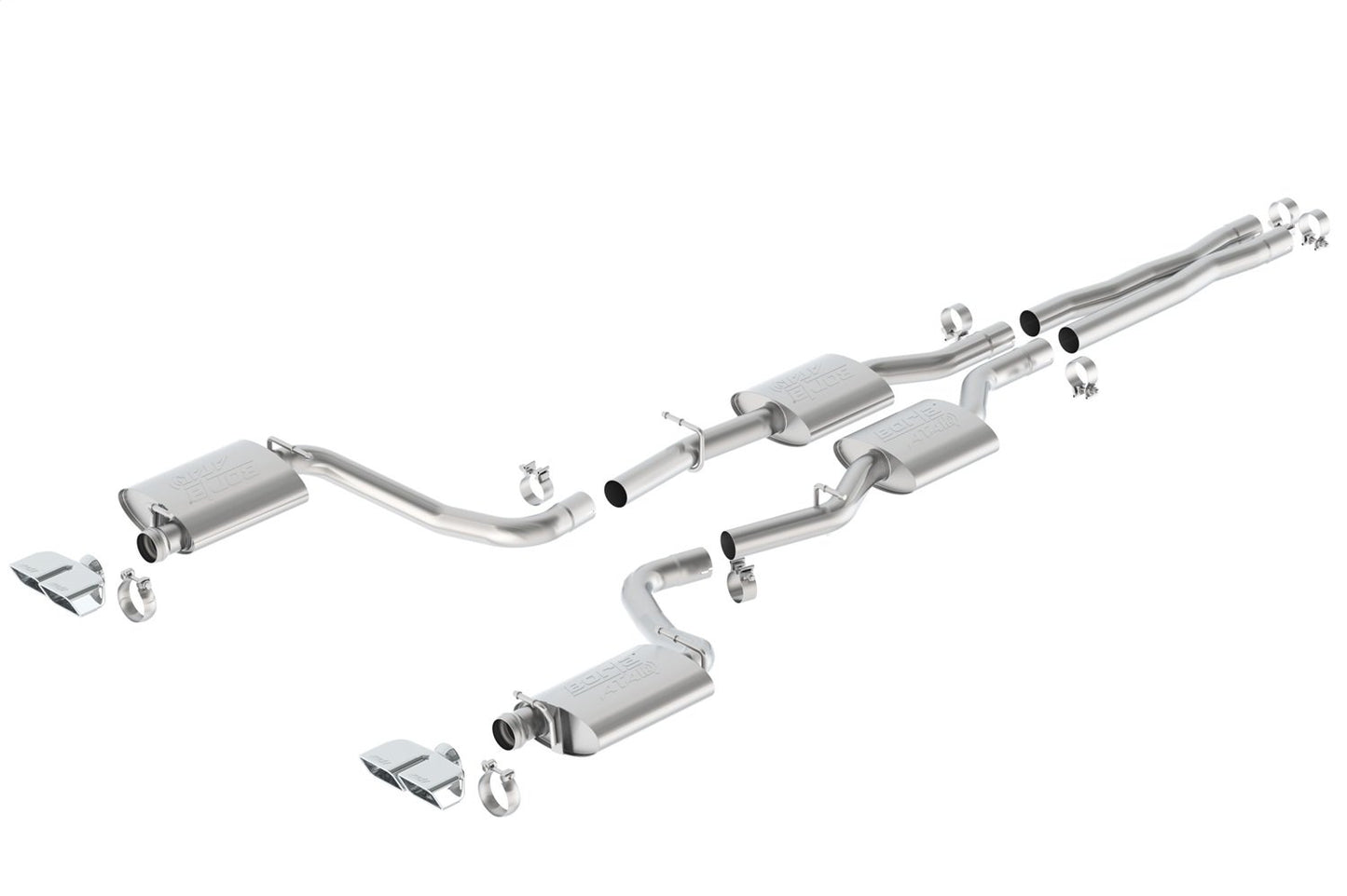 Borla Cat-Back Exhaust System - ATAK | 2015-2019 Dodge Challenger 5.7L (140628)
