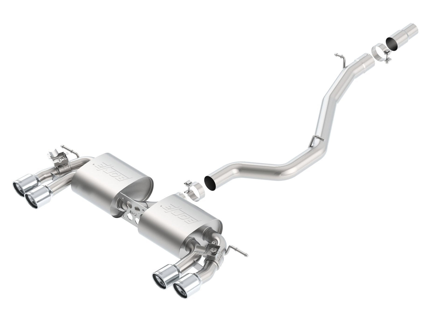 Borla S-Type Cat-Back Exhaust | 2015-2017 VW Golf R Mk7 (140643)