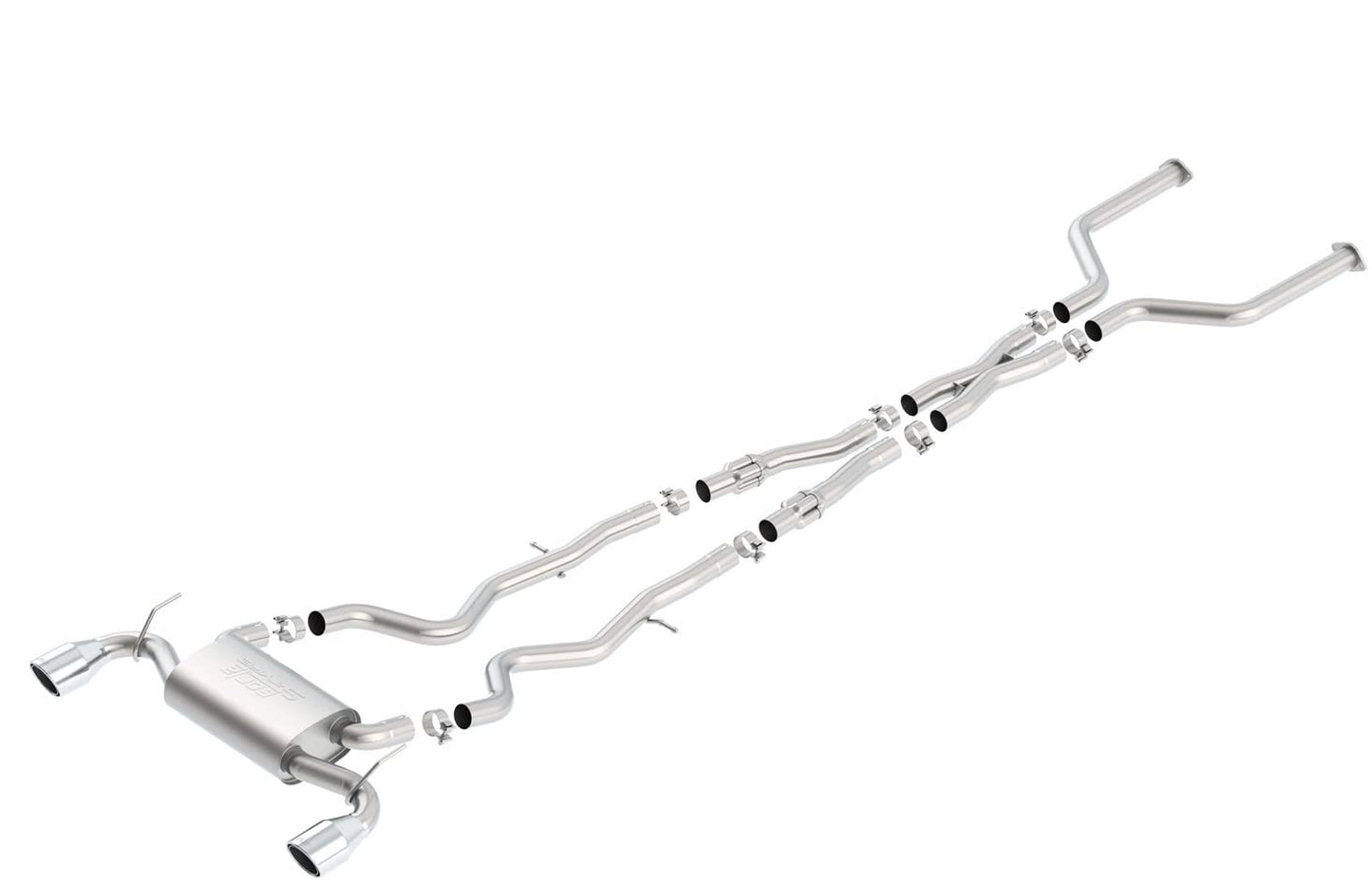 Borla Exhaust S-Type Series Cat-Back Exhaust System | 2017-2022 Infiniti Q60 VR30DETT (140703)