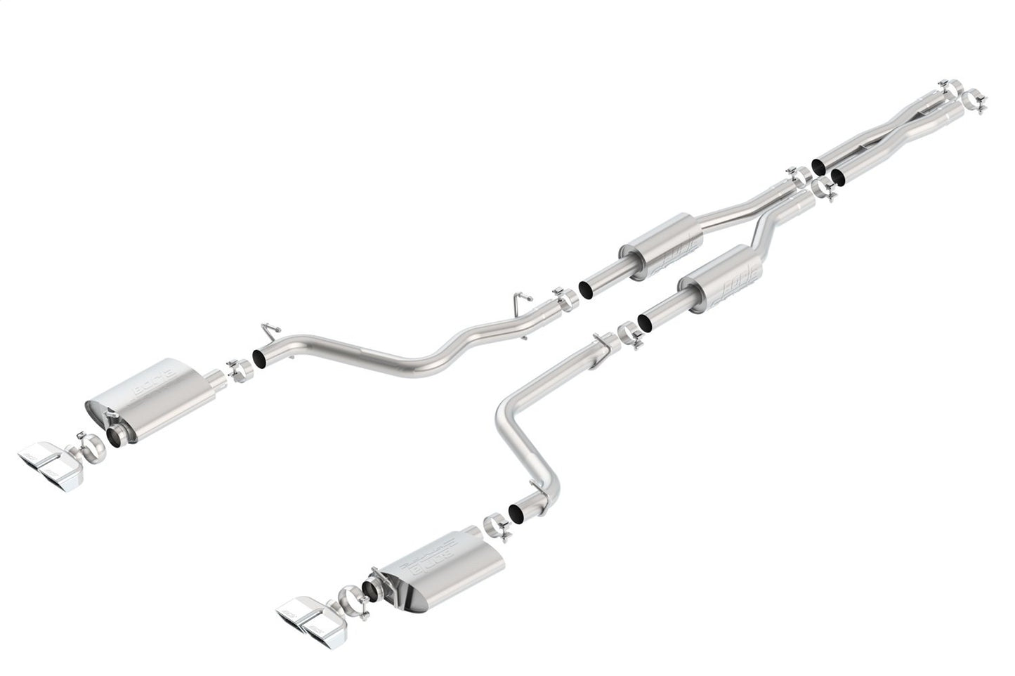 Borla Cat-Back Exhaust System - S-Type | 2009-2014 Dodge Challenger 5.7L (140707)
