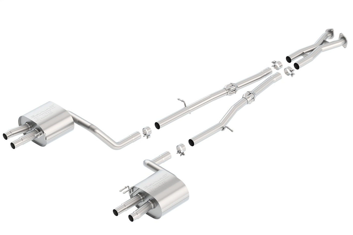 Borla Cat-Back Exhaust System - S-Type | 2018-2020 Kia Stinger 3.3L Turbocharged (140736)