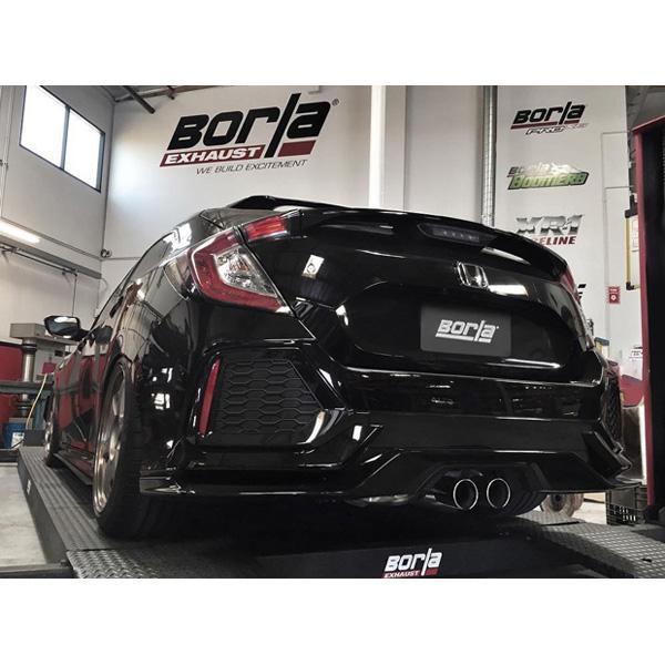 Borla S-Type Cat-Back Exhaust | 2017-2021 Honda Civic Sport Hatchback 1.5T (140739)