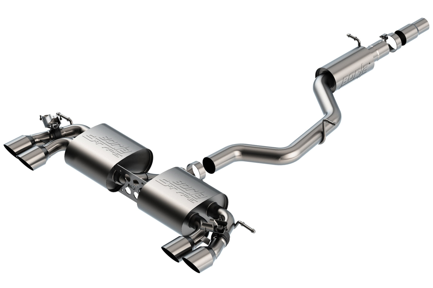 Borla Cat-Back Exhaust System - S-Type | 2018-2019 Volkswagen Golf R 2.0L (140831SB)