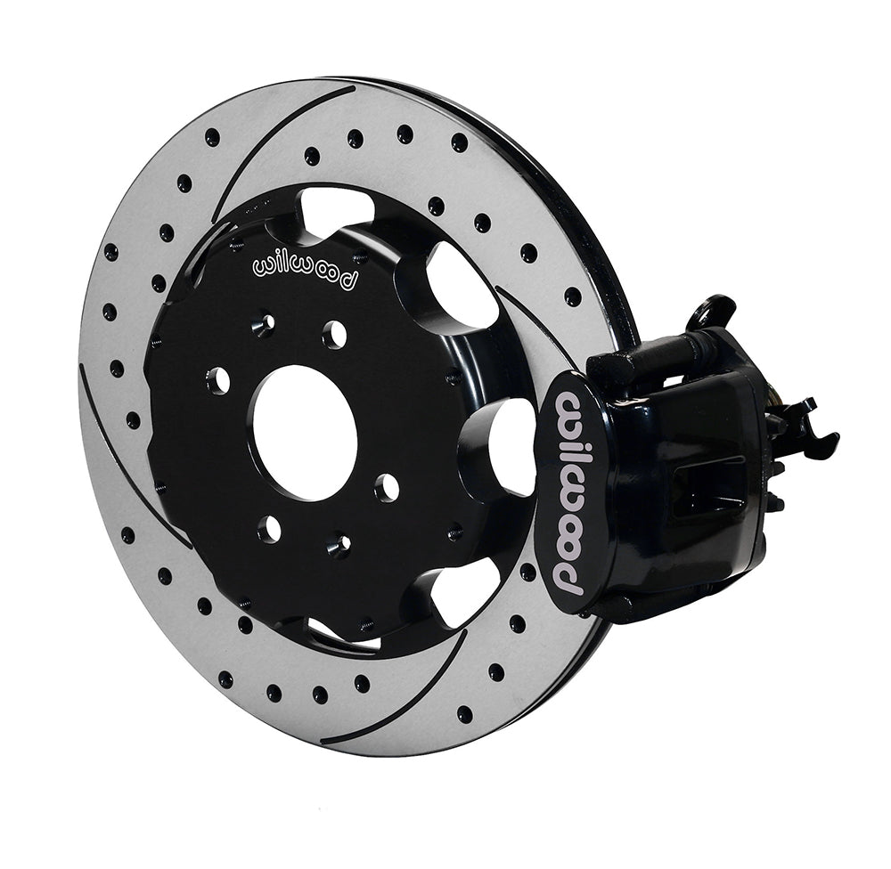 Wilwood Rear Parking Brake Caliper Brake Kit - 2.39" Axle Offset - 12.19" Rotors | 92-95 Civic / 93-97 Del Sol / 90-01 Integra (140-10207)