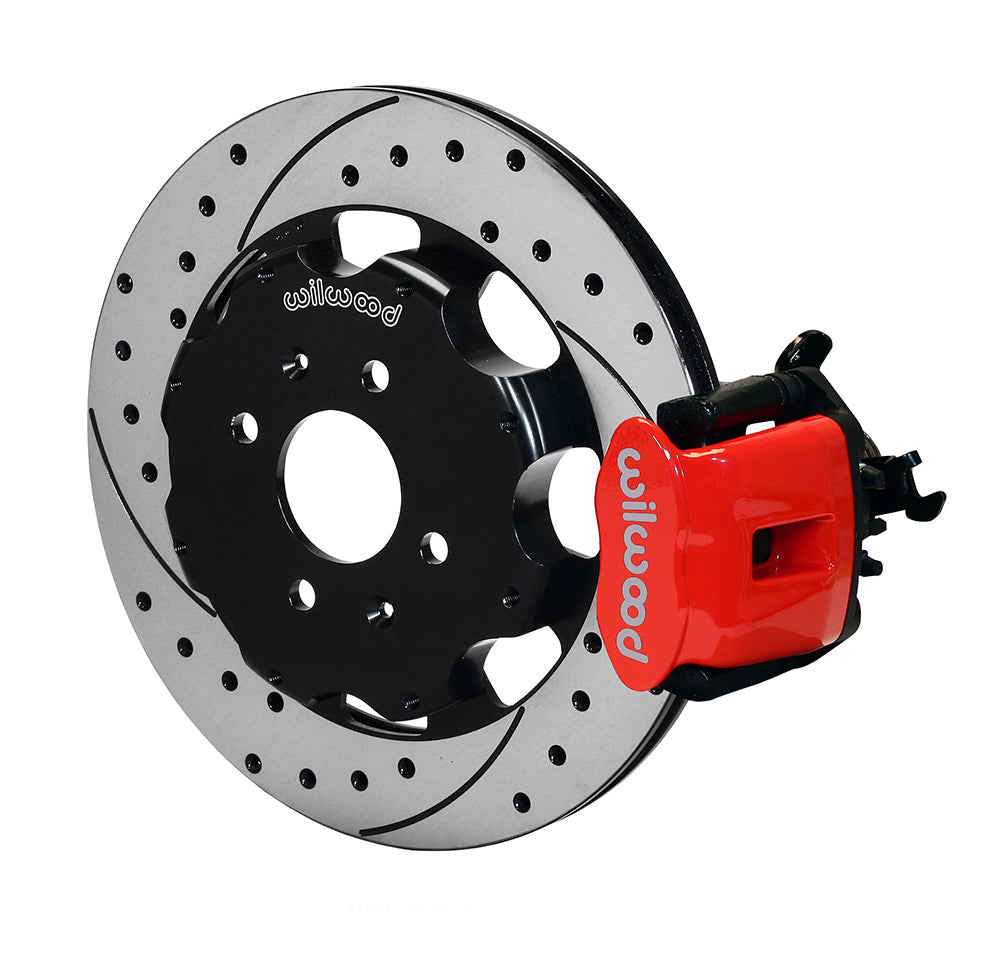 Wilwood Rear Parking Brake Caliper Brake Kit - 2.39" Axle Offset - 12.19" Rotors | 92-95 Civic / 93-97 Del Sol / 90-01 Integra (140-10207)