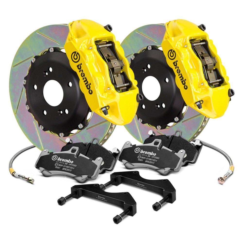 Brembo Gran Turismo 4-Piston Slotted Rear Big Brake Kit | Multiple Fitments (2P2.8042A)