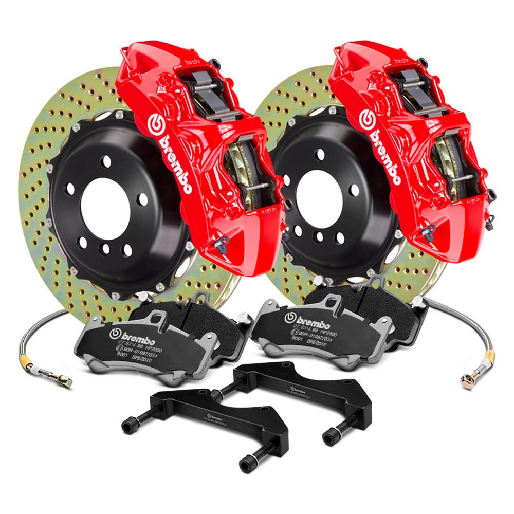 Brembo GT Series Cross Drilled Front Big Brake Kit | 2004-2007 Subaru WRX/STI (1M1.8039A)