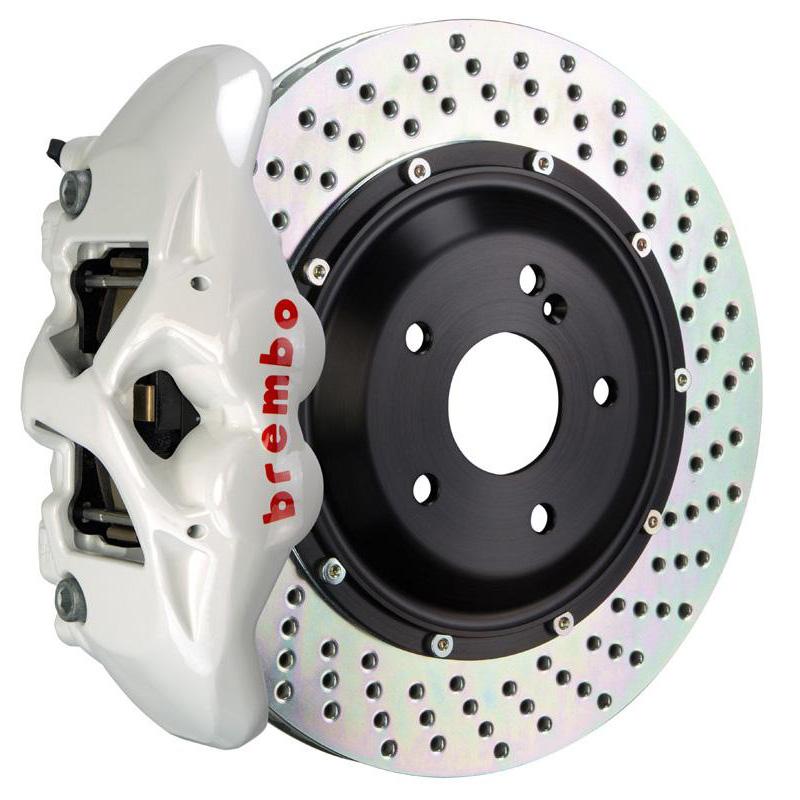 Brembo GT Monobloc 4-Piston 345mm Front Drilled Big Brake Kit | 2017-2021 Honda Civic Si/Type-R (1S1.8005A)