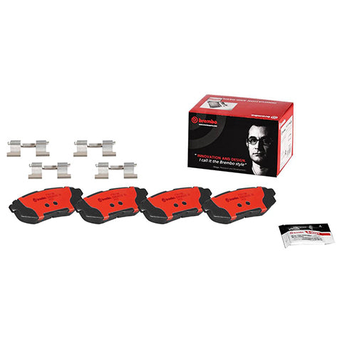 Brembo OEM Equivalent Rear Brake Pads | 2017-2020 Toyota 86, 2013-2016 Scion FR-S, and 2013-2015 Subaru BRZ (P78018N)