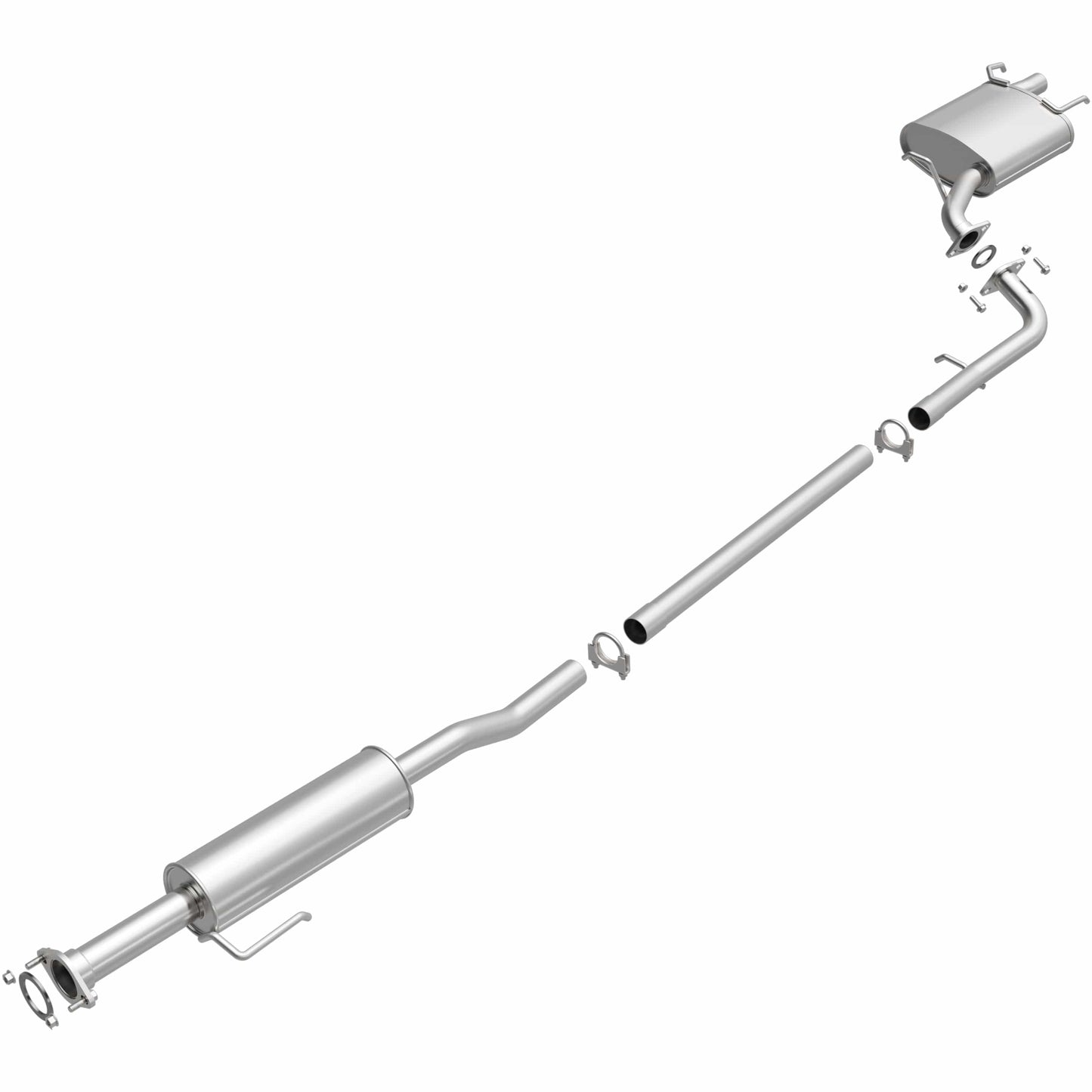 BRExhaust 2007-2011 Toyota Camry Direct-Fit Replacement Exhaust System