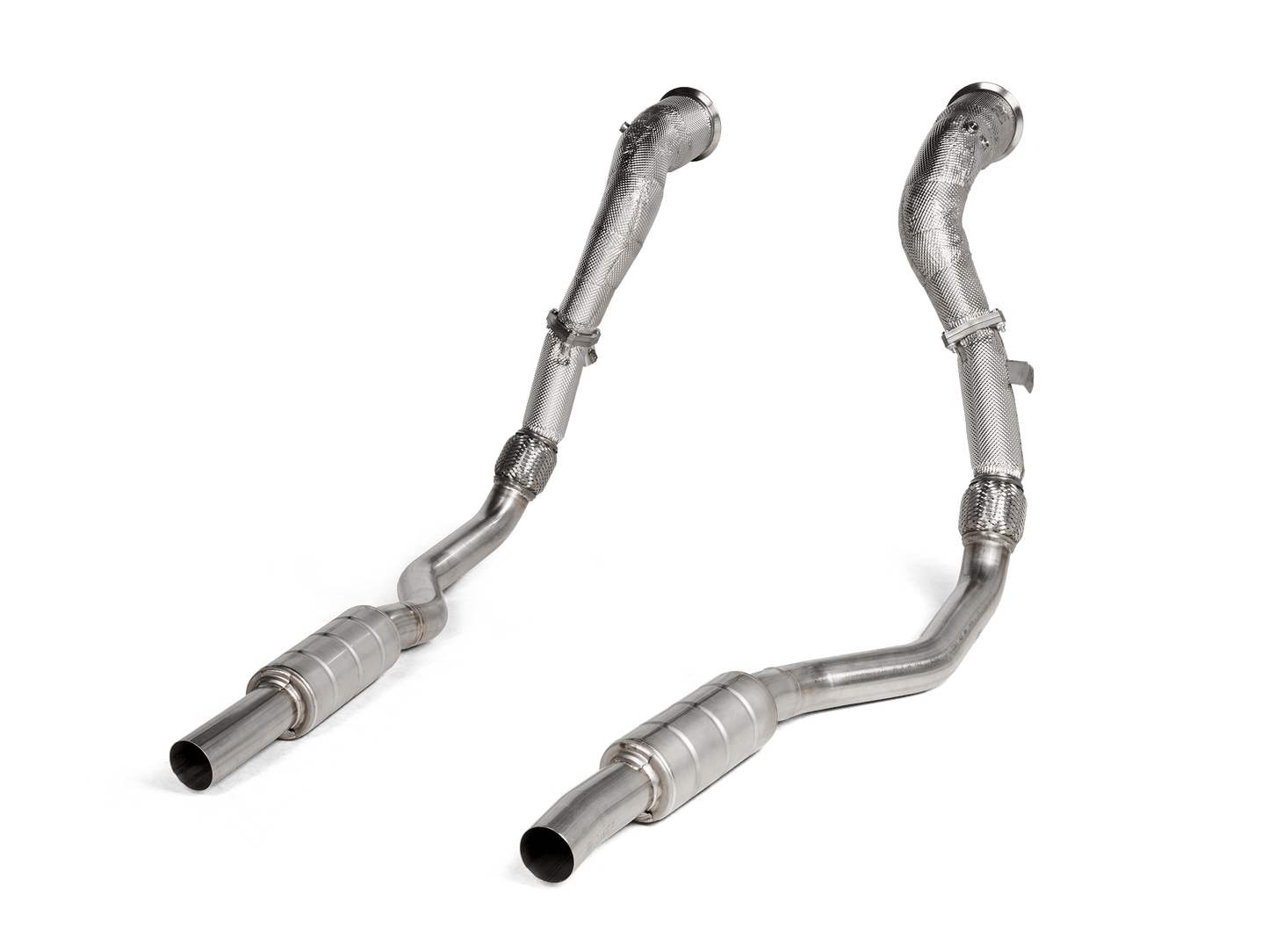 Akrapovic Downpipe & Link Pipe Set (SS) - Audi / C8 / RS6 / RS7