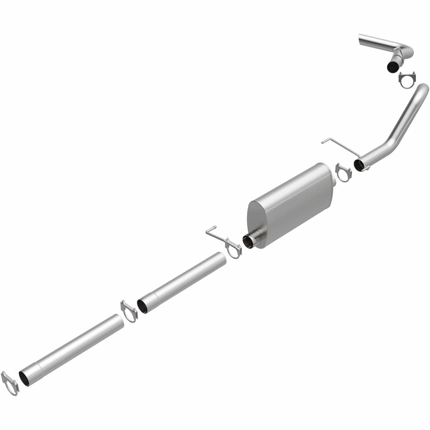 BRExhaust 2003-2003 Dodge Ram 1500 5.7L Direct-Fit Replacement Exhaust System