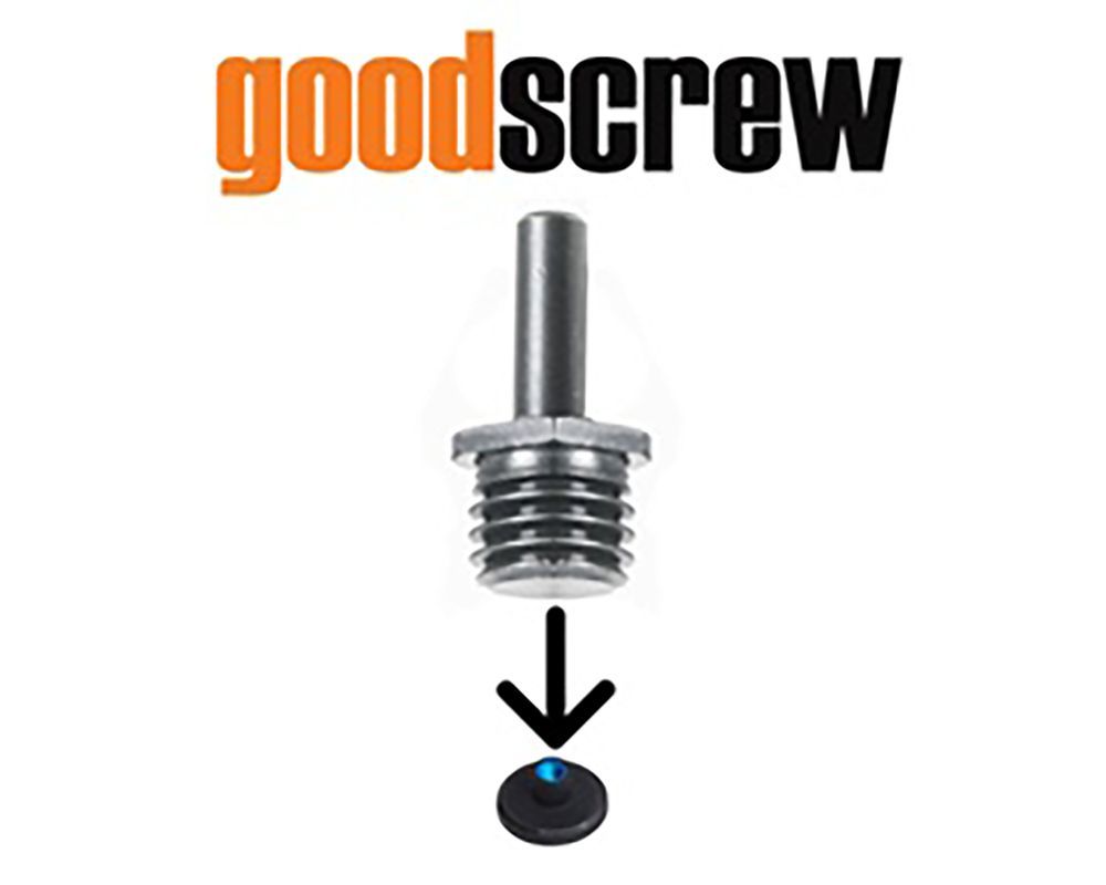 Chemical Guys Good Screw Power Drill Adapter for Rotary Backing Plates | Universal (BUF_SCREW_DRILL)