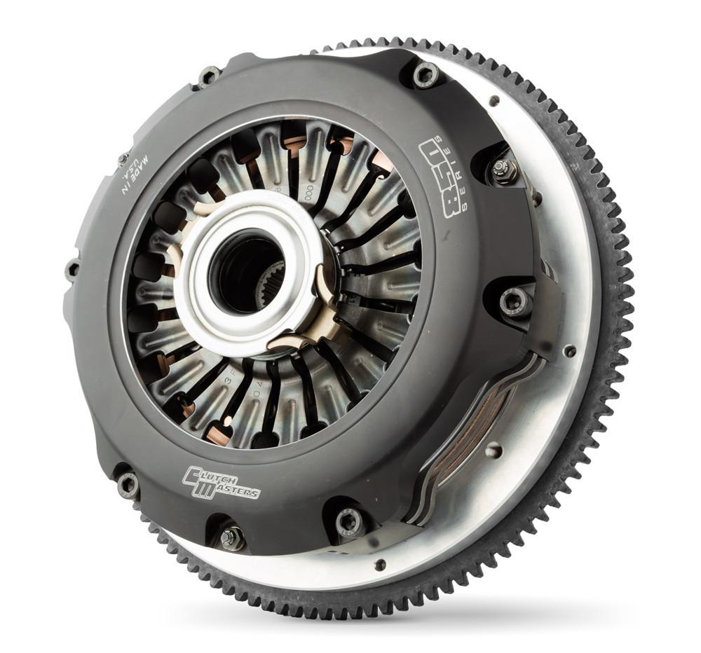 Clutch Masters FX850 Series Twin-Disc Clutch Kit w/ Steel Flywheel | 2001-2007 Mitsubishi Evo 7 - 9 (05106-TD8R-SW)