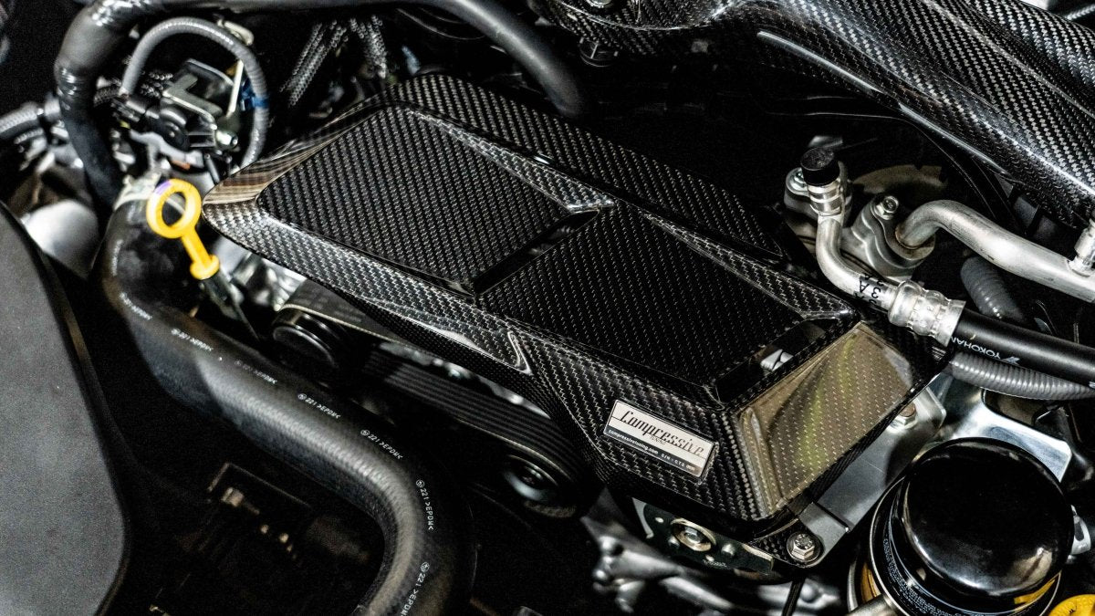 Compressive Tuning EngineArt Carbon Fiber Pulley Cover 2022-2025 WRX