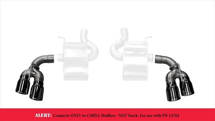 Corsa Pro Series 4.0" Twin Exhaust Tips | 2016-2018 Chevrolet Camaro SS/ZL1 (14774)