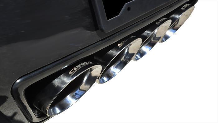 Corsa Sport 2.75" Valve-Back Dual Rear Exit w/ Quad 4.5" Pro-Series Tips | 2014-2019 Chevrolet Corvette C7 (14764)