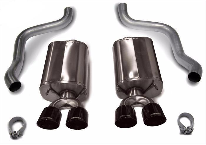 Corsa Dual Black-Tip Cat-Back Exhaust w/ X-Pipe | 2005-2006 Pontiac GTO (14189BLK)