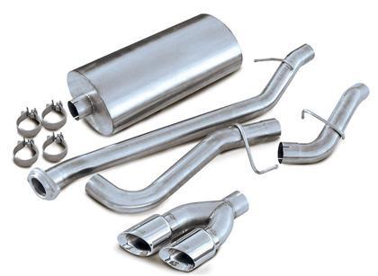 2002-2006 Chevrolet Tahoe / GMC Yukon 3.0" Cat-Back, Single Side Exit with Twin 4.0" Polished Pro-Series Tips by Corsa (14232)