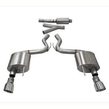 Corsa 2.75" Dual Exit Cat-Back Exhaust | 2015-2017 Ford Mustang Ecoboost (14343)