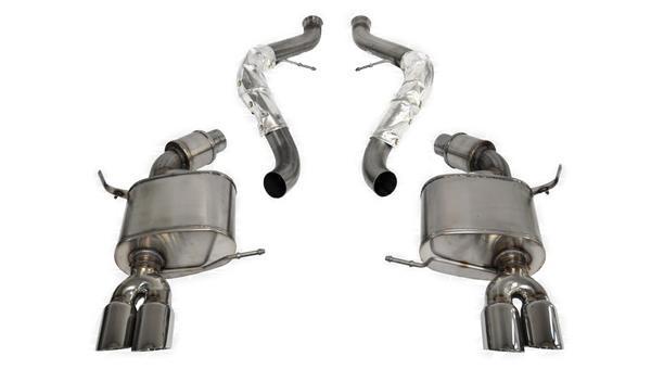 2008-2012 BMW M3 2.5" Cat-Back, Dual Rear Exit with Twin 3.0" Polished Pro-Series Tips by Corsa (14569)