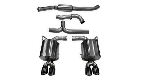 Corsa Black Pro-Series Twin 3.5" Dual Rear Exit | 2011-2014 Subaru Impreza WRX / STI (14863BLK)
