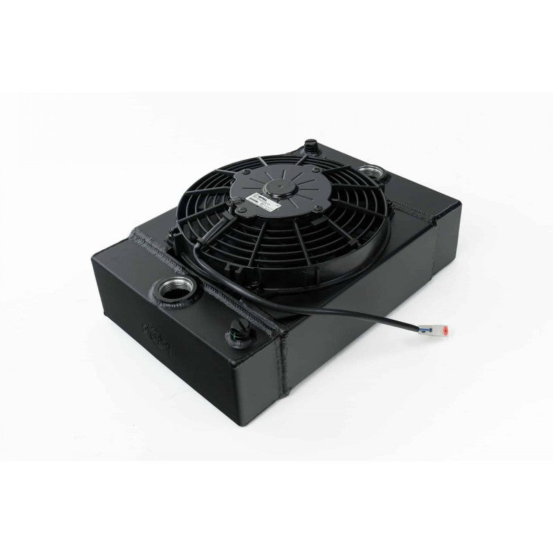 CSF Cooling Radiator KING COOLER | Drag Race Includes 9-inch SPAL Fan (black)