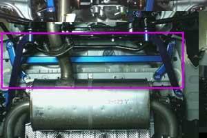 Cusco Rear Member Rear Brace | 2008-2015 Mitsubishi Evo X (566 492 RR)