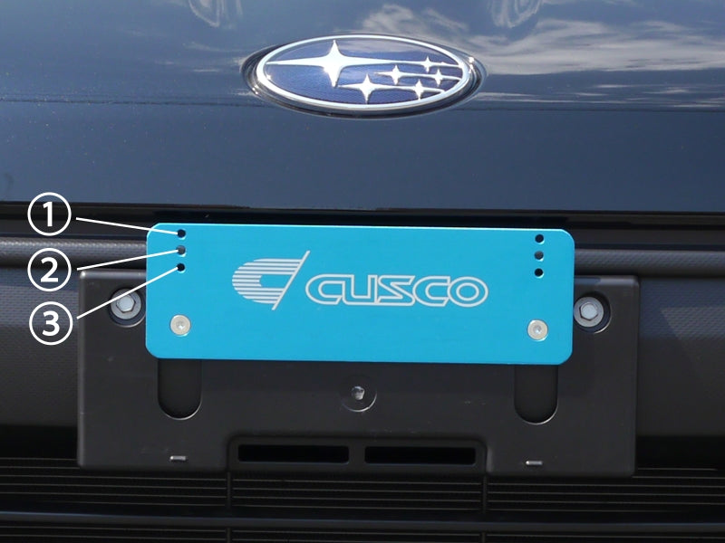 Cusco Side relocation license plate stay for MAZDA Roadster (NA6CE/NA8C) (404 550 L)