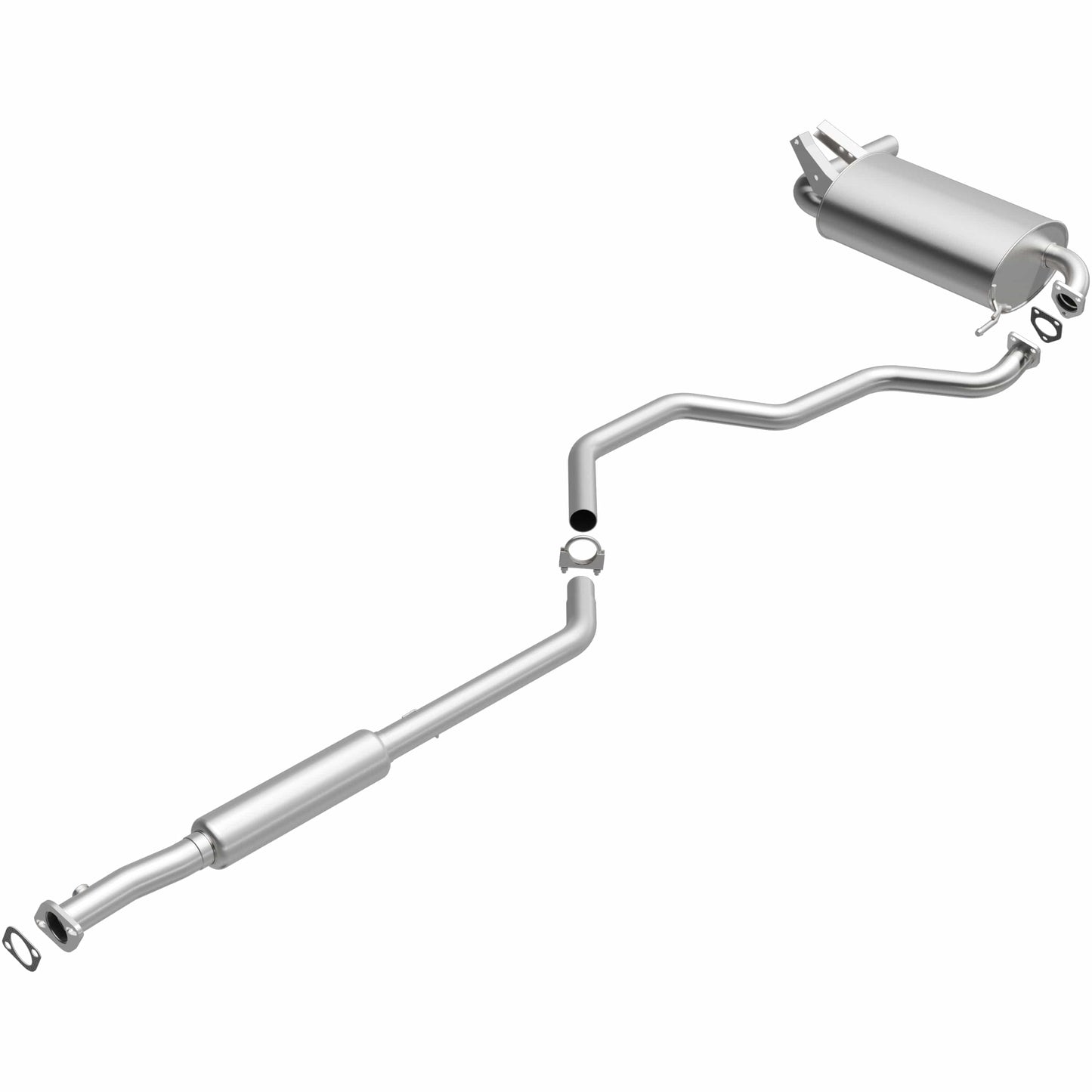 BRExhaust 2003-2006 Mitsubishi Outlander 2.4L Direct-Fit Replacement Exhaust System