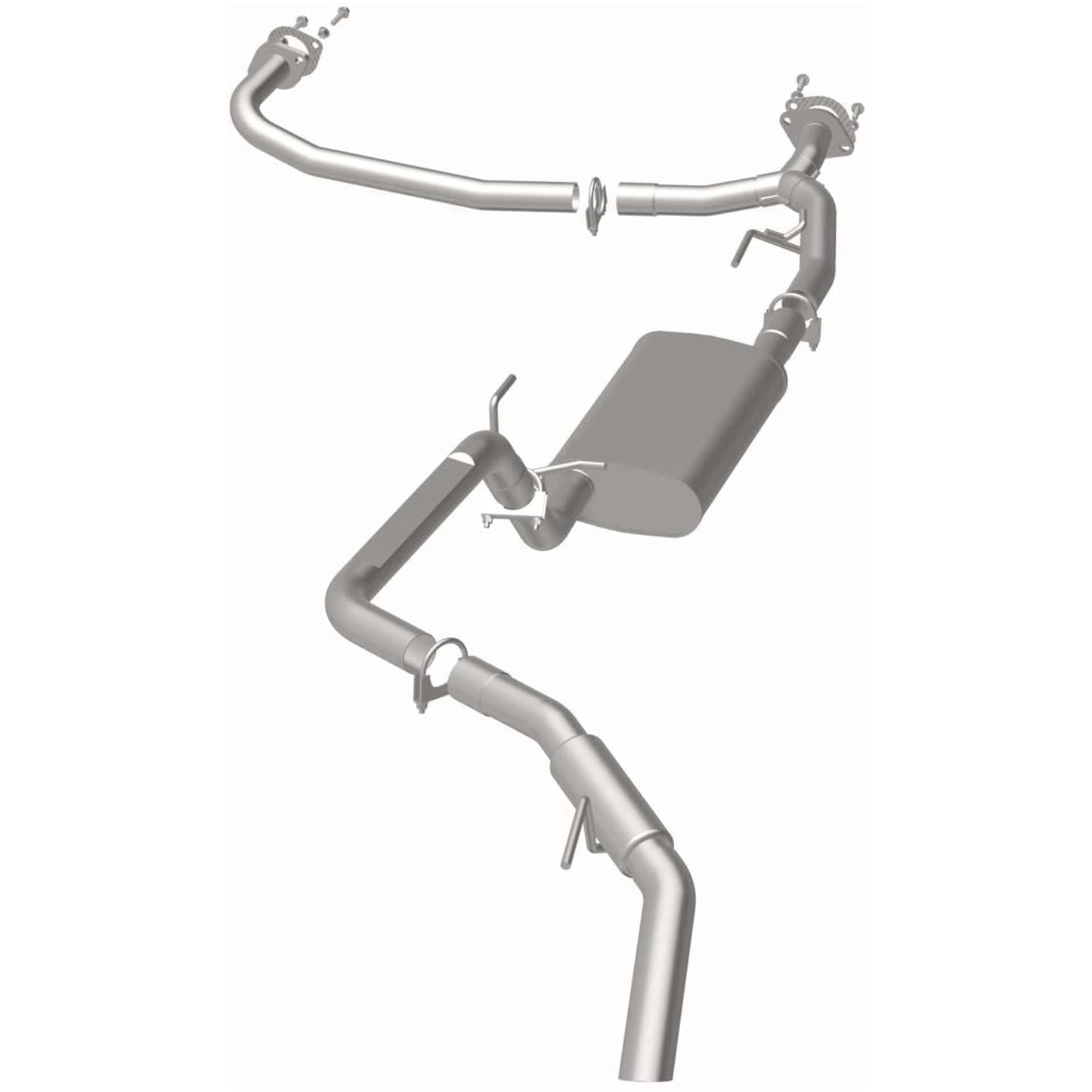 BRExhaust 2005-2012 Nissan Pathfinder 4.0L Direct-Fit Replacement Exhaust System