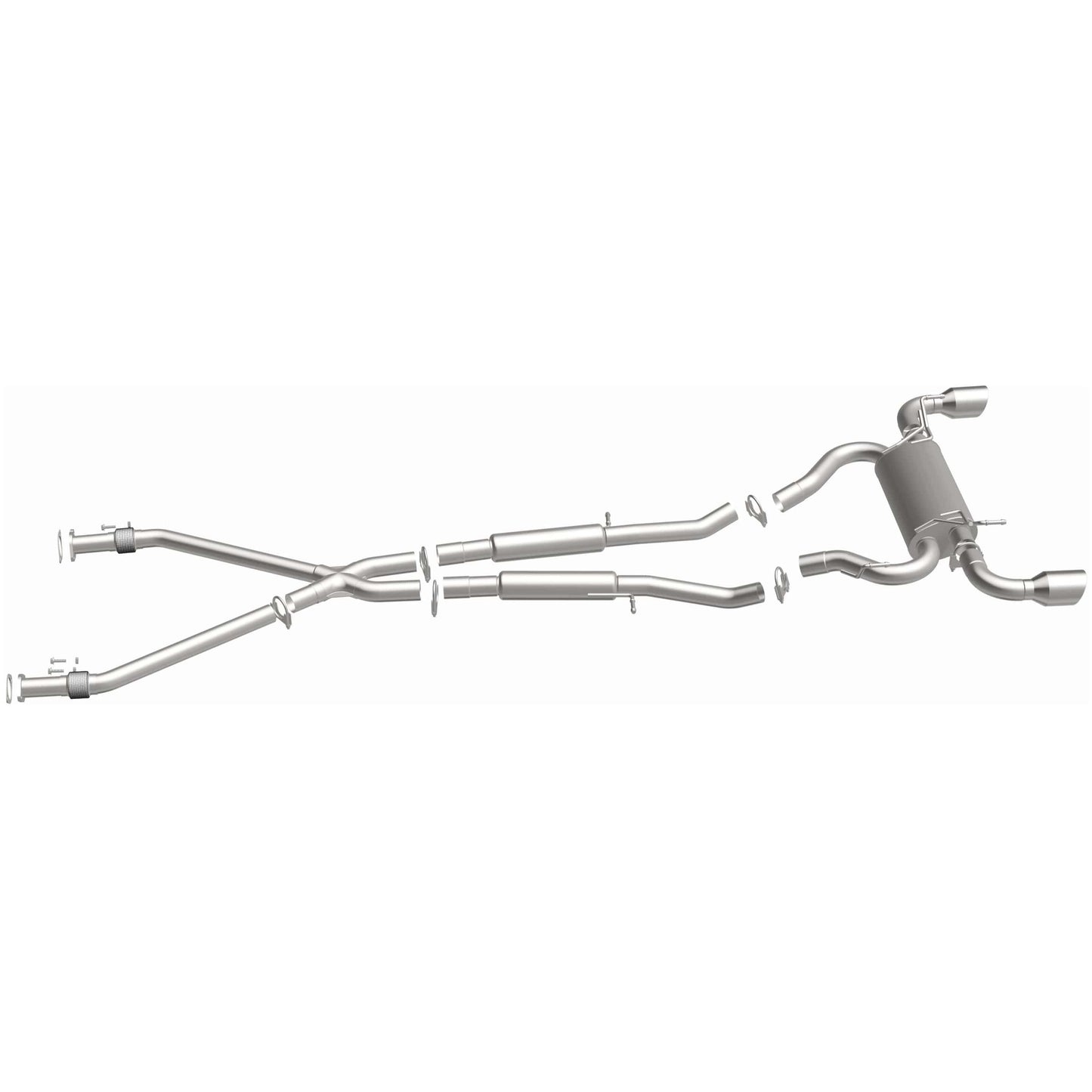 BRExhaust 2009-2020 Nissan 370Z 3.7L Direct-Fit Replacement Exhaust System